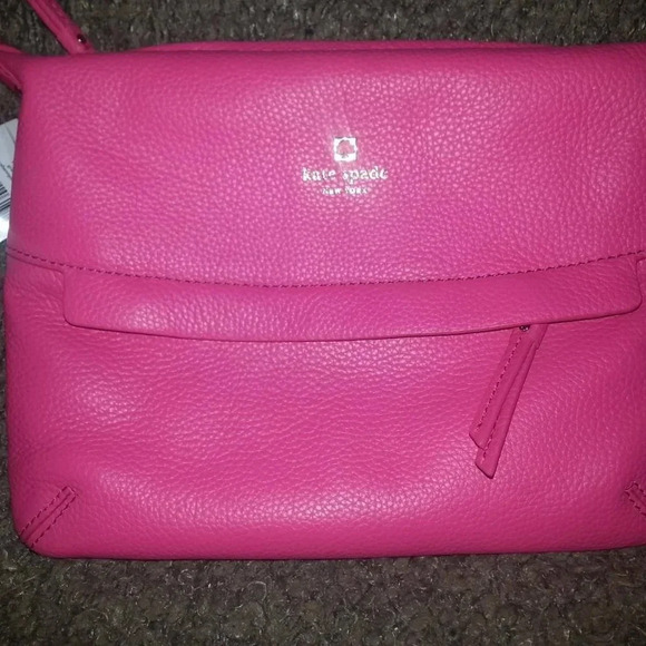 KATE SPADE-Grant Park-Starla-Cabaret Pink Pebbled Leather-AUTHENTIC-NWT - Picture 2 of 7